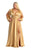 May Queen MQ1857 - Split Bishop Sleeve Formal Dress Evening Dresses 4 / Gold