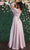 May Queen MQ1857 - Split Bishop Sleeve Formal Dress Special Occasion Dress