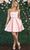 May Queen MQ1865 - Spaghetti Strap A-Line Cocktail Dress Special Occasion Dress