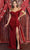 May Queen MQ1870 - Off Shoulder Sheath Long Dress Prom Dresses