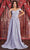 May Queen MQ1876B - Glitter Off Shoulder Prom Dress Prom Dresses 22 / Lilac