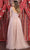 May Queen MQ1880 - Embroidered V-Neck A-Line Formal Gown Prom Dresses