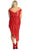 May Queen MQ1914 - Sequined Asymmetric Hem Prom Dress Prom Dresses