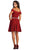 May Queen MQ1916 - Cold Shoulder A-Line Cocktail Dress Cocktail Dresses