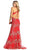 May Queen MQ1922 - Embroidered Cutout Back Dress Evening Dresses