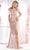 May Queen MQ1928B - Puff Sleeve Sweetheart Evening Dress Evening Dresses 6XL / Mocha