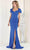 May Queen MQ1928B - Puff Sleeve Sweetheart Evening Dress Evening Dresses 6XL / Royal