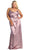 May Queen MQ1931 - Sleeveless V-Neck Sheath Prom Gown Prom Dresses 4 / Mauve