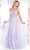 May Queen MQ1935 - Embroidered A-Line Prom Dress Prom Dresses 4 / Lilac