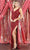 May Queen MQ1942 - Sequin V-Neck Prom Dress Prom Dresses 4 / Burgundy