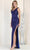 May Queen MQ1942 - Sequin V-Neck Prom Dress Prom Dresses 4 / Royal