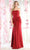 May Queen MQ1947 - Strapless Knotted Ruched Prom Gown Prom Dresses 4 / Burgundy