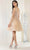 May Queen MQ1949 - V-Neck Illusion Bodice Cocktail Dress Cocktail Dresses