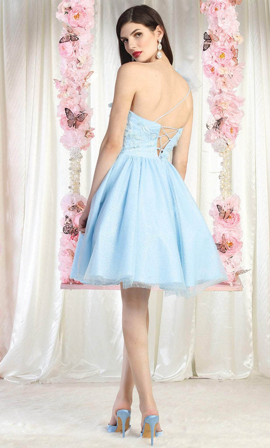 May Queen MQ1952 - One Shoulder A-Line Cocktail Dress