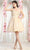 May Queen MQ1952 - One Shoulder A-Line Cocktail Dress Cocktail Dresses 4 / Champagne
