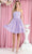 May Queen MQ1952 - One Shoulder A-Line Cocktail Dress Cocktail Dresses 4 / Lilac