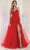 May Queen MQ2013 - Applique Tulle Prom Dress Prom Dresses 2 / Red
