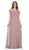 May Queen - Off Shoulder A-Line Evening Gown MQ1601 - 1 pc Dusty Rose In Size 10 Available CCSALE 10 / Dusty Rose