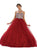 May Queen - Rhinestone Embellished Quinceanera Ballgown Special Occasion Dress 4 / Red