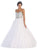May Queen - Rhinestone Embellished Quinceanera Ballgown Special Occasion Dress 4 / White