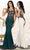May Queen RQ7501 - Lace Detail Mermaid Prom Dress Prom Dresses 4 / Hunter Green
