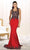 May Queen RQ7501 - Lace Detail Mermaid Prom Dress Prom Dresses 4 / Red