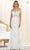 May Queen RQ7621 - Off Shoulder Short Sleeve Long Dress Prom Dresses