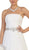 May Queen - RQ7631 Embellished Ruched Straight Neck A-line Dress Special Occasion Dress