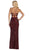 May Queen - RQ7667 Sequined High Halter Lace-Up Gown Special Occasion Dress