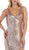 May Queen - RQ7676 Cowl Draped Strappy Sequined Gown Special Occasion Dress