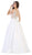 May Queen - RQ7680 Beaded Plunging V-Neck Ballgown Ball Gowns