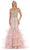 May Queen - RQ7690 Embroidered V-Neck Ruffled Mermaid Dress Special Occasion Dress 4 / Mauve