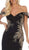 May Queen - RQ7712 Embellished Off-Shoulder Trumpet Dress Special Occasion Dress