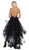 May Queen - RQ7717 Jeweled Illusion Halter High Low Gown Special Occasion Dress