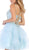 May Queen - RQ7719 Jeweled Corset Back A-Line Dress Cocktail Dresses