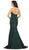 May Queen - RQ7743 Appliqued Halter Mermaid Gown Evening Dresses
