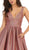 May Queen - RQ7748 Strappy Plunging V-Neck Dress Evening Dresses