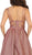 May Queen - RQ7748 Strappy Plunging V-Neck Dress Evening Dresses
