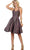 May Queen - RQ7750 Strappy V-Neck A-Line Cocktail Dress Cocktail Dresses 2 / Purple