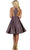 May Queen - RQ7750 Strappy V-Neck A-Line Cocktail Dress Cocktail Dresses