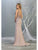 May Queen - RQ7771 Beaded Embroidered Plunging V-Neck Dress Prom Dresses
