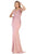 May Queen - RQ7771 Beaded Embroidered Plunging V-Neck Dress Prom Dresses 4 / Dusty-Rose