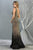 May Queen - RQ7851 Embellished Deep V-neck Trumpet Dress Evening Dresses