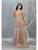 May Queen - RQ7869 Strappy Ruched Sweetheart A-Line Dress Prom Dresses 4 / Rosegold