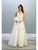 May Queen - RQ7880 Plunging Sweetheart A-Line Gown Wedding Dresses 4 / Ivory