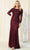 May Queen RQ7906 - Laced Scalloped Bateau Neckline Evening Dress Special Occasion Dress 6 / Eggplant