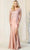 May Queen RQ7913B - Long Sleeve Formal Dress Mother of the Bride Dresses 22 / Dusty-Rose