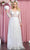 May Queen RQ7920B - Ornated Sheer Bodice Long Sleeve A Line Dress Mother of the Bride Dresses 22 / White