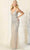 May Queen RQ7931 - Beaded Sleeveless Evening Dress Evening Dresses 4 / Champagne