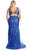 May Queen RQ7941 - Sequined Cut-out Evening Dress Evening Dresses